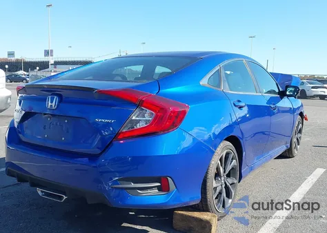 2019 Honda Civic Sport z USA, uszkodzony, nr VIN 2HGFC2F85KH538218